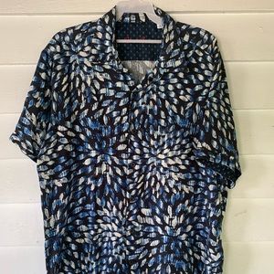 Men’s short sleeve button up